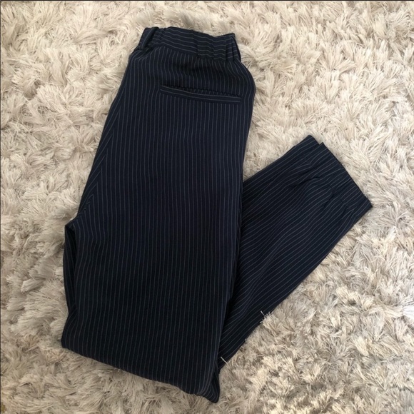 UNIQLO Pinstripe Dress Taper Pant Small - Picture 2 of 6